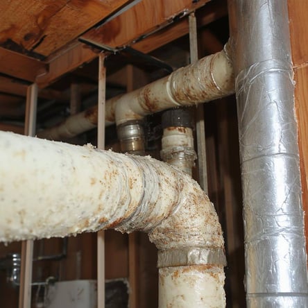 Small issues such as corrosion, weak joints, or pipe cracking can go unnoticed if you don’t check them regularly